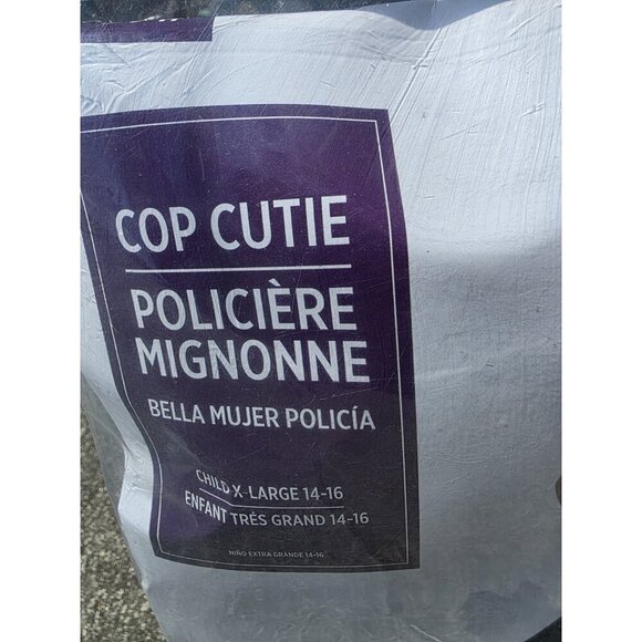 Cop Cutie Halloween Costume Girls Size X-Large 14-16 Includes 7 Pieces Cosplay - Picture 5 of 5